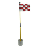 Golf Flag Golf Hole Cup Flag Stick 3 Section  Backyard Practice Golf Putting Green Flagstick