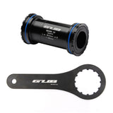 GUB BB386/24 Ceramic Bearings Bicycle Press Fit Bottom Brackets Axle for MTB Road Bike Parts 24mm Crankset Chainset Spindle