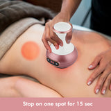 Electric Cupping Massager  Therapy Apparatus Red light heating Gua Sha Scraping Device Detoxification Fat Burning Apparatus