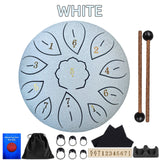 6 Inch 11 Tones C Key Steel Tongue Drum Tamborine Mini Snare Drum Set  Percussion Instruments Musicales Profesional Yoga Gifts