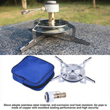 Outdoor Cooking Camping Gas Stove Burner BBQ Picnic Stainless Steel Mini Hiking Disc Type Furnace