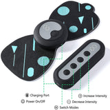 Wireless Mini Tens Machine, Remote Rechargeable Tens Massager For Back Pain Relief - Ems Unit For Neck Shoulder Muscle Pain