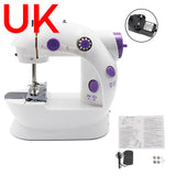 Sewing Machine Mini Portable Household Night Light Foot Pedal Straight Line Hand Table Two Thread Kit Electric To Sew Lock Stitc