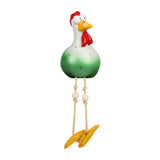 Chicken Ornament Home Resin Statue Cute Cartoon Crafts Funny Fairy Easter Art Garden Gift Landscape Animal Yard Decor