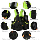 Fishing Life Jacket Adults Life Jacket Life Vest Safety Float Suit for Water Sports Kayaking Surfing Canoeing Survival Jacket
