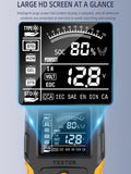 12V 24V Car Battery Tester TK-100 Digital Vehicle Cranking Charging Scanner Diagnostic Battery Measurement Analyzer