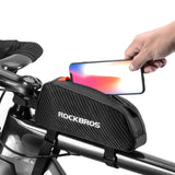 Waterproof Bike Bag Front Frame Top Tube Bicycle Pouch Large Capacity Cycling Front Storage Bag for MTB Bike Case for bicycle