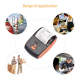 Portable Mini Thermal Printer 2 inch Wireless USB Receipt Bill Ticket Printer 57mm Paper Compatible with iOS Android Windows