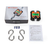 Mini Crane Scale 100kg/0.05g Heavy Duty Electronic Digital Hook Scale Double Accuracy Stainless Steel LCD Hanging Crane Scale