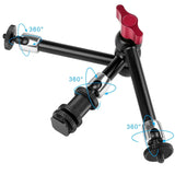 3 Way Adjustable 11-Inch Magic Arm Super Clip for Lcd Display, Led Video Light, Flash Slr Camera Accessories