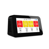 DM601 air quality detector measures carbon dioxide, CO2 dust, PM2.5TVOC benzene temperature and humidity