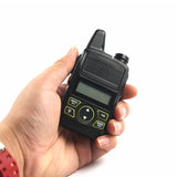 Mini UHF Walkie Talkie 400-470MHz for Baofeng BF-T1 Portable Walkie Talkie EU Plug