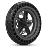 E Scooter Rear Tire w Wheel Hub Disc Brake Set 8.5in Solid Electric Scooter Wheel Replacement for Xiaomi M365 Scooter Spare Part