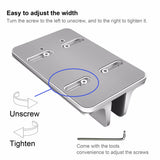 Aluminum Vertical Laptop Stand Thickness Adjustable Desktop Notebooks Holder