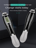 Cordless Electronic Skipping Rope Gym Fitness Crossfit Skipping Smart Jump Rope With LCD Screen Counting Speed Skipping Counter