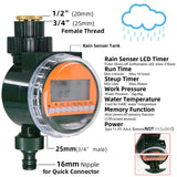 Automatic Intelligent Electronic LCD Display Home Ball Valve Watering Timer Garden Water Timer Irrigation Controller System