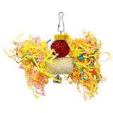 5Pcs Bird Parrot Shredding Toys Chewing Foraging Hanging Cage Paper Strings Wire Drawing Ball Toys Relieve Boredom