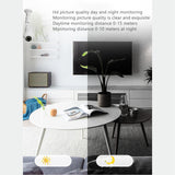 Bulb Security Camera, Ceiling Wall Mount Panoramic IP Camera, 360° HD Smart Home Surveillance Camera