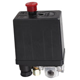 Heavy Duty Air Compressor Pressure Switch Control Valve 90 PSI -120 PSI Black
