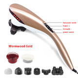Multi-function electric dolphin massage machine hammer shock infrared roller neck massage, pain relief body massage machine