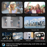 Q18 Mobile Phone Selfie Stick Anti-shake Hand-held Single-axis Gimbal Stabilizer With Fill Light For Live Broadcast
