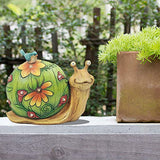 Lawn Statue Light Snail Figurine Gift Garden Ornament Outdoor Solar Powered Home Resin Yard Pathway Landscaping Animal Sculpture