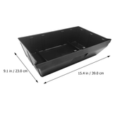 1 Pc Anti-scratch Durable Anti-skid Black Sundries Box Car Container Storage Case