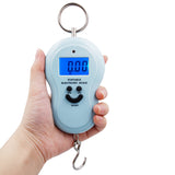 Portable 50Kg 10g Hanging Scale Digital Scale BackLight Electronic Fishing Weights Pocket Scale Luggage Scales Travel Weighting