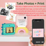 Children Camera Child Instant Print Camera For Kids Birthday Gift 12MP Cartoon Cute Photo Video Digital Camera With Print Paper