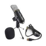 USB Cardioid Microphone, Plug & Play Condenser Recording Microphone for PC Laptop, YouTube Studio Video Podcast, Etc.