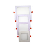 Good Price 3w 6w 9w 12w 18w 24w Waterproof Flat Led Panel Lamps Recessed Round Square Ultra Thin Slim Led Ceiling Panel Light