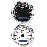 Waterproof Marine Tachometer Boat Tacho Gauge Digital Hourmeter 85mm 4000RPM