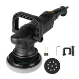 1250W 220V Car Polishing Machine 15mm Shock Car Polisher Six Speed Stepless Adjustable Dual Action Polisher Car Waxing Machine