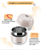 110V 220V MINI Rice Cooker Thermal Heating Electric Lunch Box Portable Food Steamer Cooking Container Meal Lunch Box Easy Usage