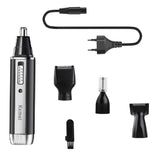 Kemei rechargeable electric all in one hair trimmer for men grooming kit beard trimer facial eyebrow trimmer nose ear shaver