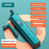 S11 Smart Digital Display Bluetooth Headset Wireless Foldable HIFI Headset Stereo Waterproof Sports Earphone With Charging Box