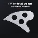 Stainless Steel Gua Sha Massage Tool Physical Therapy Massager Muscle Soft Tissue Relaxation Fascia IASTM Tools Body Health Care
