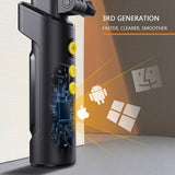 F280 Dual Lens Camera WIFI Inspection Endoscope HD1080P 8MM Rigid Cable Sanke Tube 9LED Waterproof Borescope for Android Iphone