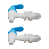 2pcs/lot 17mm Drink Dispenser Tap Beverage Beer Wine Barrel Faucet Spigot Water Plastic Coffee Juice Taps
