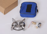 Outdoor Disc Burner Integrated Gas Stove Head Highfire Stainless Steel Manual Ignition Camping Equipment