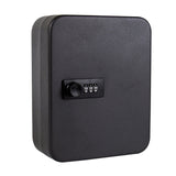 Security Lockable Metal Organizer Home Resettable Code Wall Mounted Office Indoor Outdoor Key Safe Box Password Combination Lock