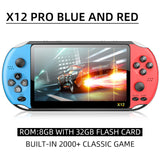 Powkiddy X12 Pro Video Game Retro Consoles Portatil Handheld Game Players 2000 Games 5.1 Inch Screen
