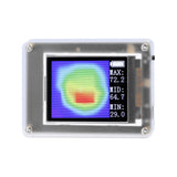AMG8833_CP 1.8 Inch TFT Display Simple Portable Infrared Thermal Imager Temperature sensors Maximum Minimum Temperature Display
