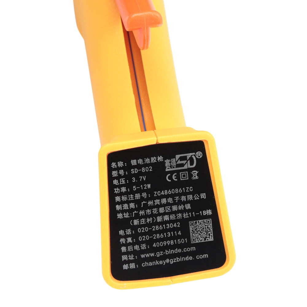 12W USB Rechargeable Portable Mini Cordless Electric Heating Hot Melt Glue Gun