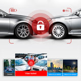 Dual Lens Car DVR Dash Cam Video Recorder G-Sensor 1080P Front And Inside Camera 3.16"IPS Screen Dash Cam for Uber Taxi Driver