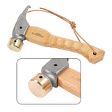 Camping Hammer Portable Tent Awning Stake Nail Puller Heavy Duty Tent Stake Remover Steel Tent Hammer with Holding Strap