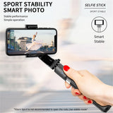 Handheld Gimbal Stabilizer Smartphone Bluetooth Selfie Stick Holder Adjustable Stand Mini Extendable Selfie Stick Tripod In Live