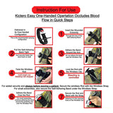 New Sale 4 Pcs 75Cm One-Handed Operation Emergency Outdoor Tourniquet Cat Rotating Tourniquet Outdoor Emergency Buckle Tournique
