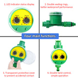Outdoor Timed Irrigation Controller Automatic Sprinkler Controller Hose Water Timer Faucet Watering Timer for Garden Farmland