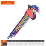 Allen Key Set Hex Wrench Screwdriver Set Hexagon Spanner Universal 9Pcs Ball End Torx Star Keys Tool L Type Hand Tools Kit